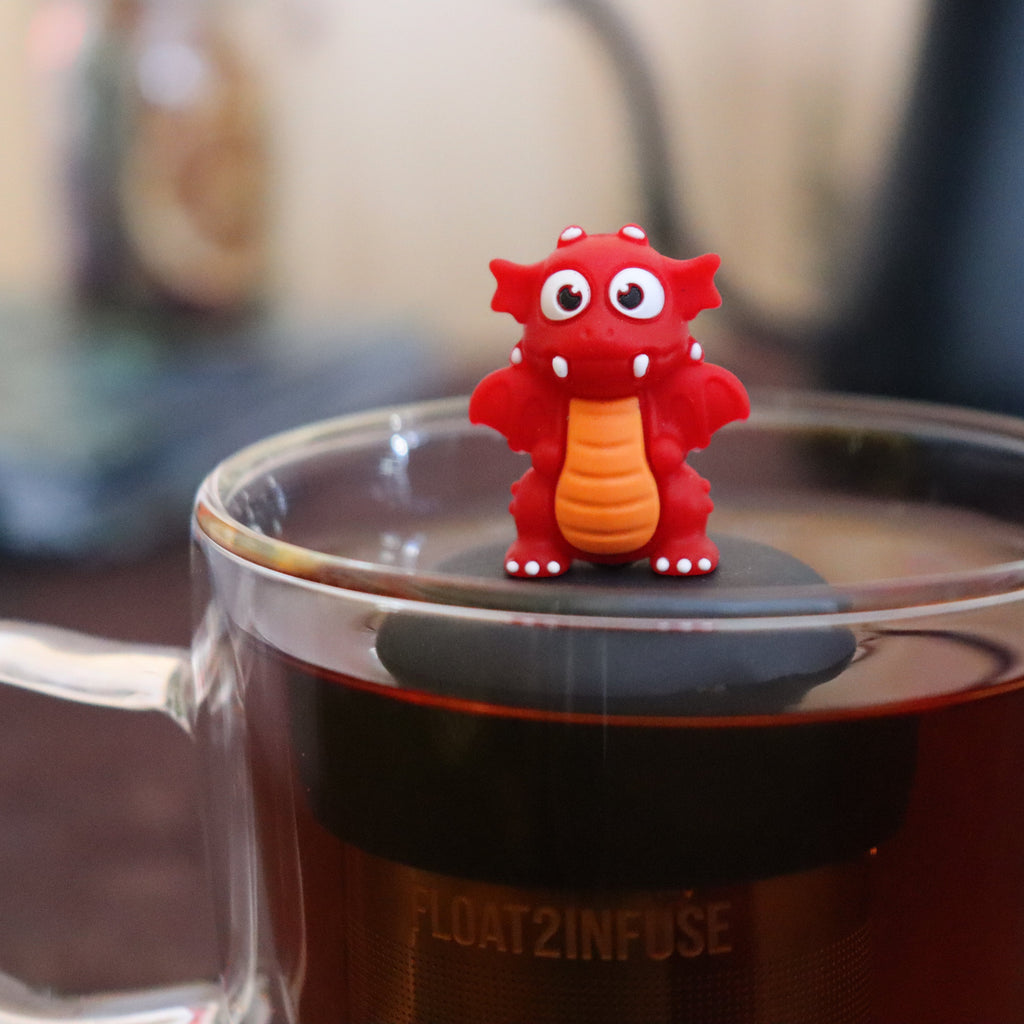 Floating Red Dragon Tea Infuser - Cute Animal Tea Infuser for Loose Leaf Tea