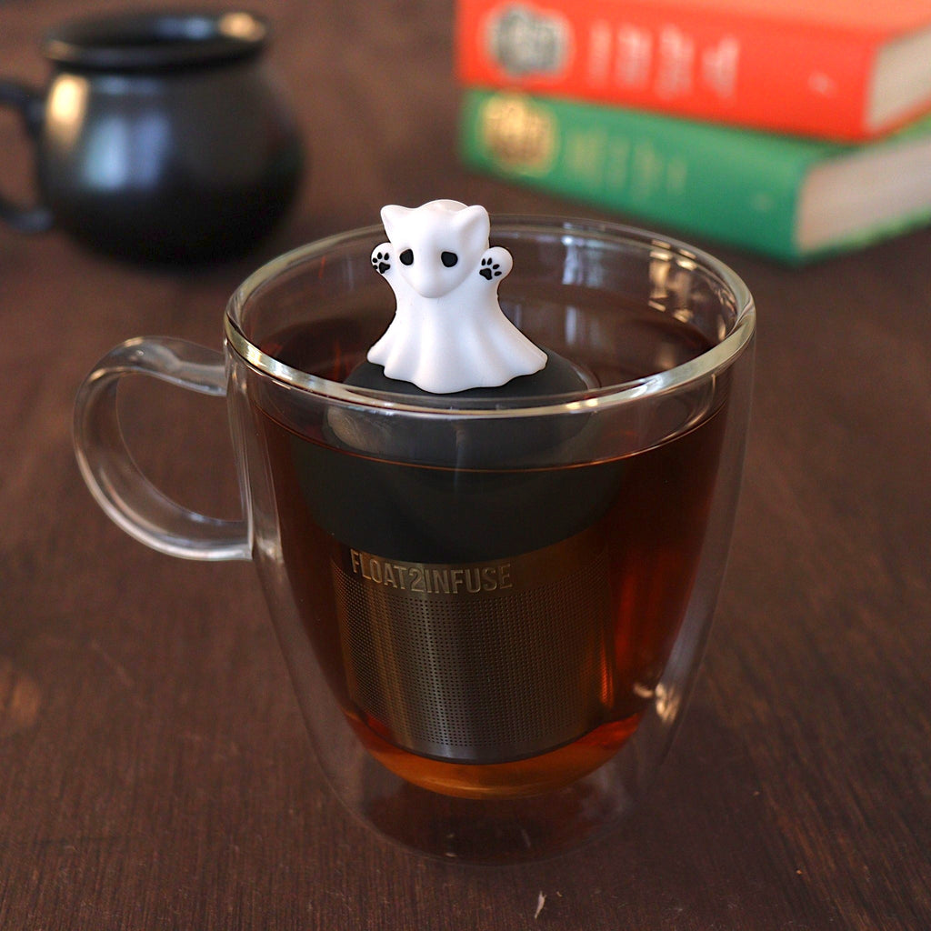 Floating Ghost Cat Tea Infuser - Cute Animal Tea Infuser for Loose Tea