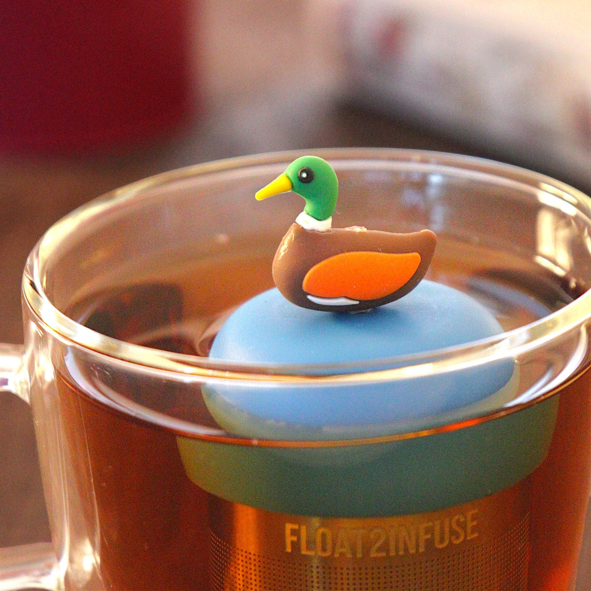 Floating Mallard Duck Tea Infuser - Cute Tea Infuser for Loose Tea