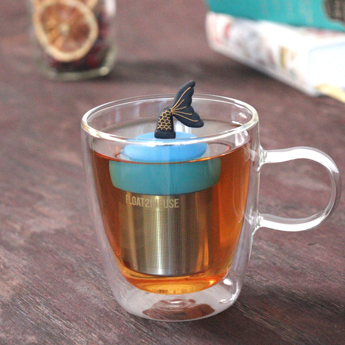 Floating Mermaid Tea Infuser - Cute Animal Tea Infuser for Loose Leaf Tea