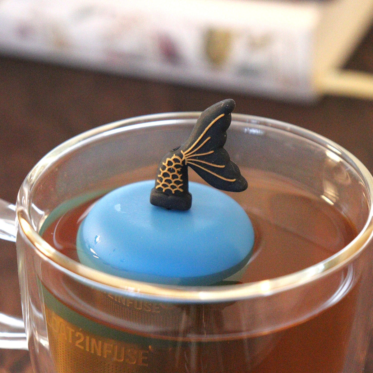 Floating Mermaid Tea Infuser - Cute Animal Tea Infuser for Loose Leaf Tea