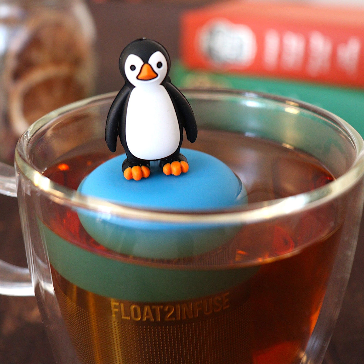 Floating Penguin Tea Infuser - Cute Animal Tea Infuser for Loose Leaf Tea