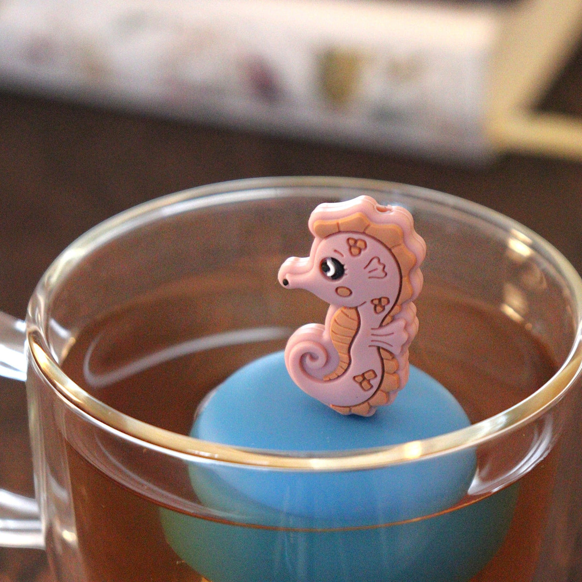 Floating Seahorse Tea Infuser - Cute Animal Tea Infuser for Loose Leaf Tea