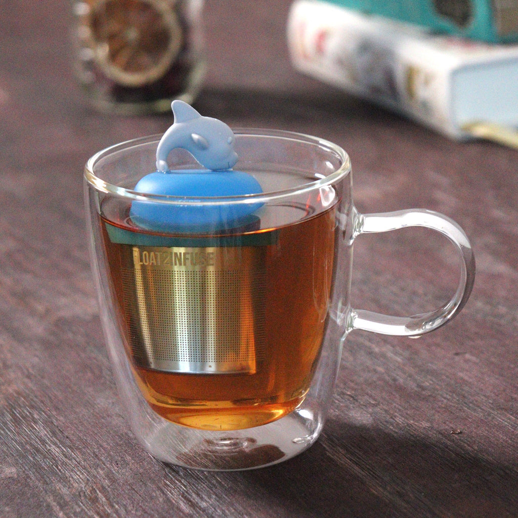 Floating Jumping Dolphin Tea Infuser - Cute Animal Tea Infuser for Loose Leaf Tea