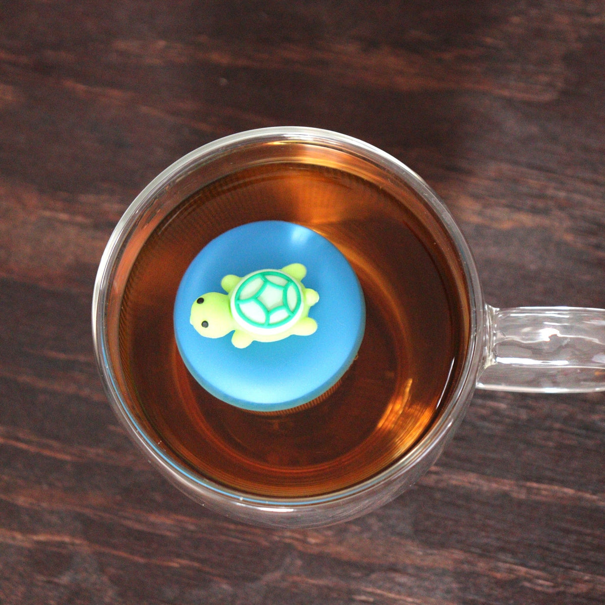 Floating Green Turtle Tea Infuser - Cute Animal Tea Infuser for Loose Leaf Tea