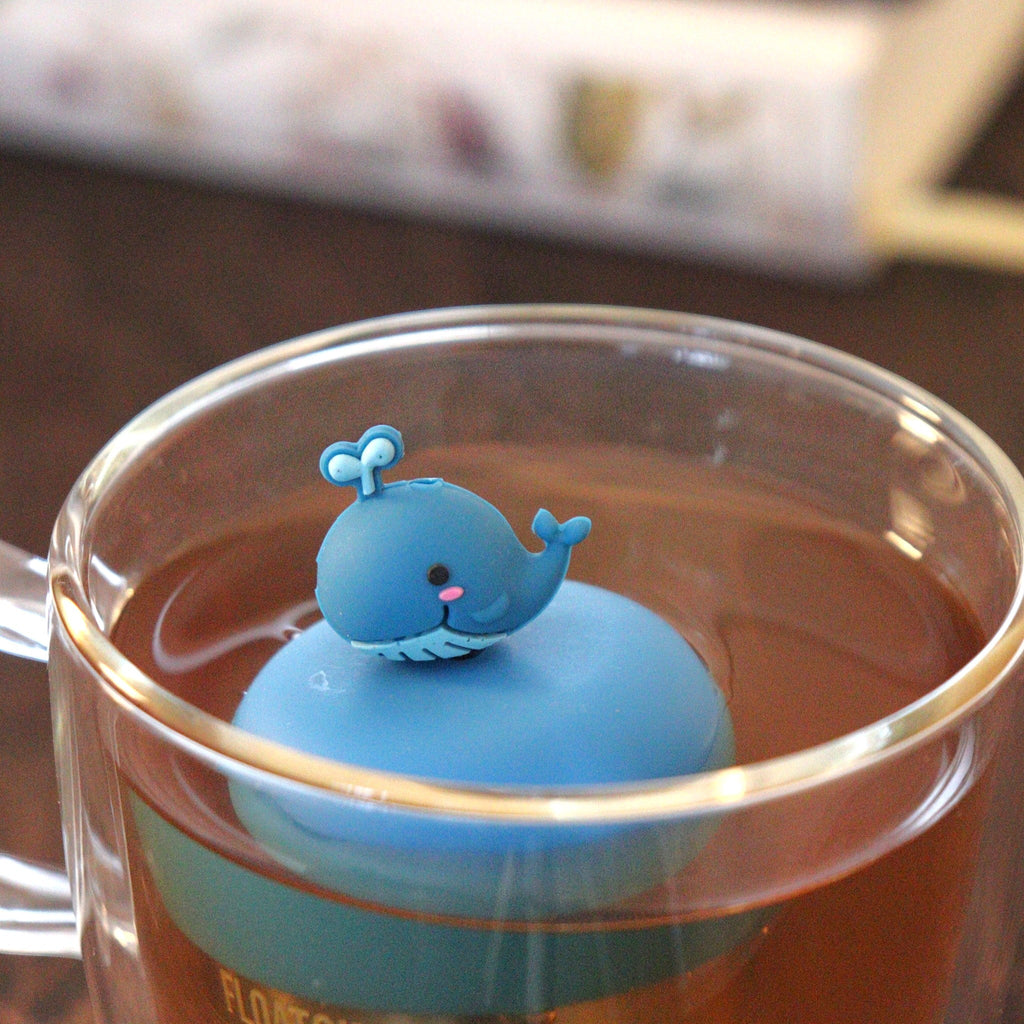 Floating Water Whale Tea Infuser - Cute Animal Tea Infuser for Loose Leaf Tea