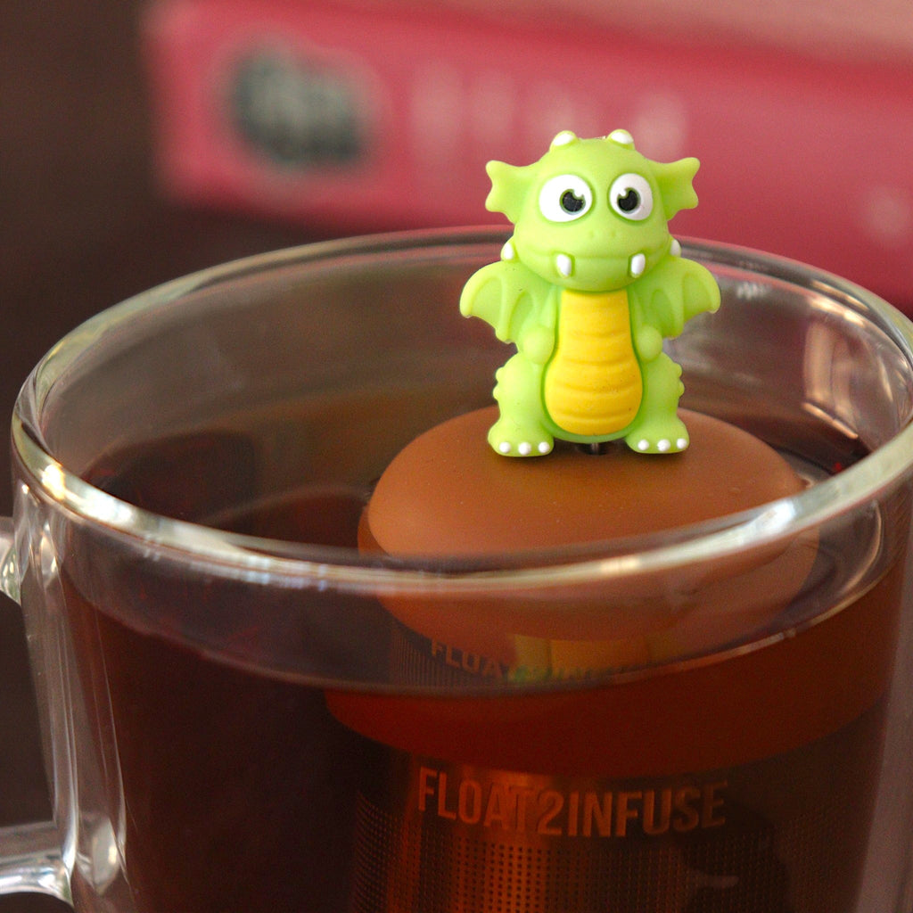 Floating Bright Green Dragon Tea Infuser - Cute Tea Infuser for Loose Leaf