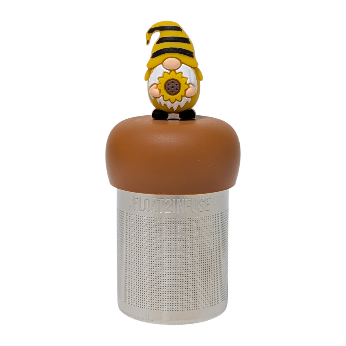 Floating Sunflower Gnome Tea Infuser - Cute Animal Tea Infuser for Loose Leaf Tea