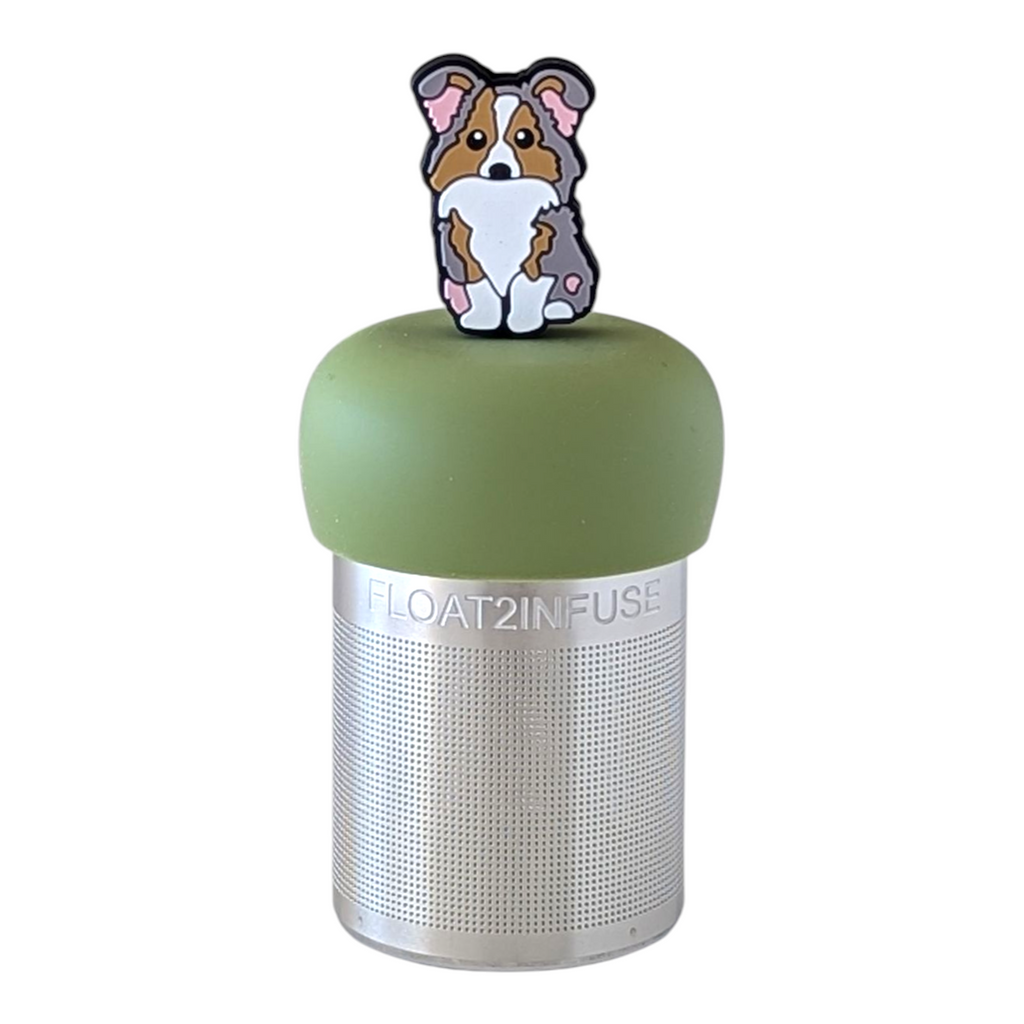 Floating Australian Shepherd Tea Infuser - Cute Animal Tea Infuser for Loose Leaf Tea