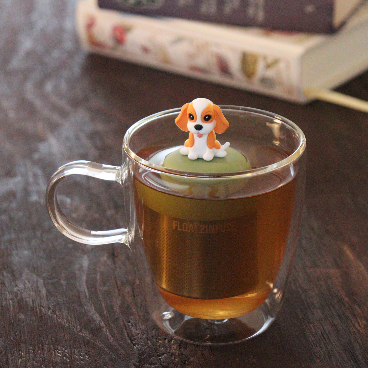 Floating Beagle Tea Infuser - Cute Animal Tea Infuser for Loose Leaf Tea