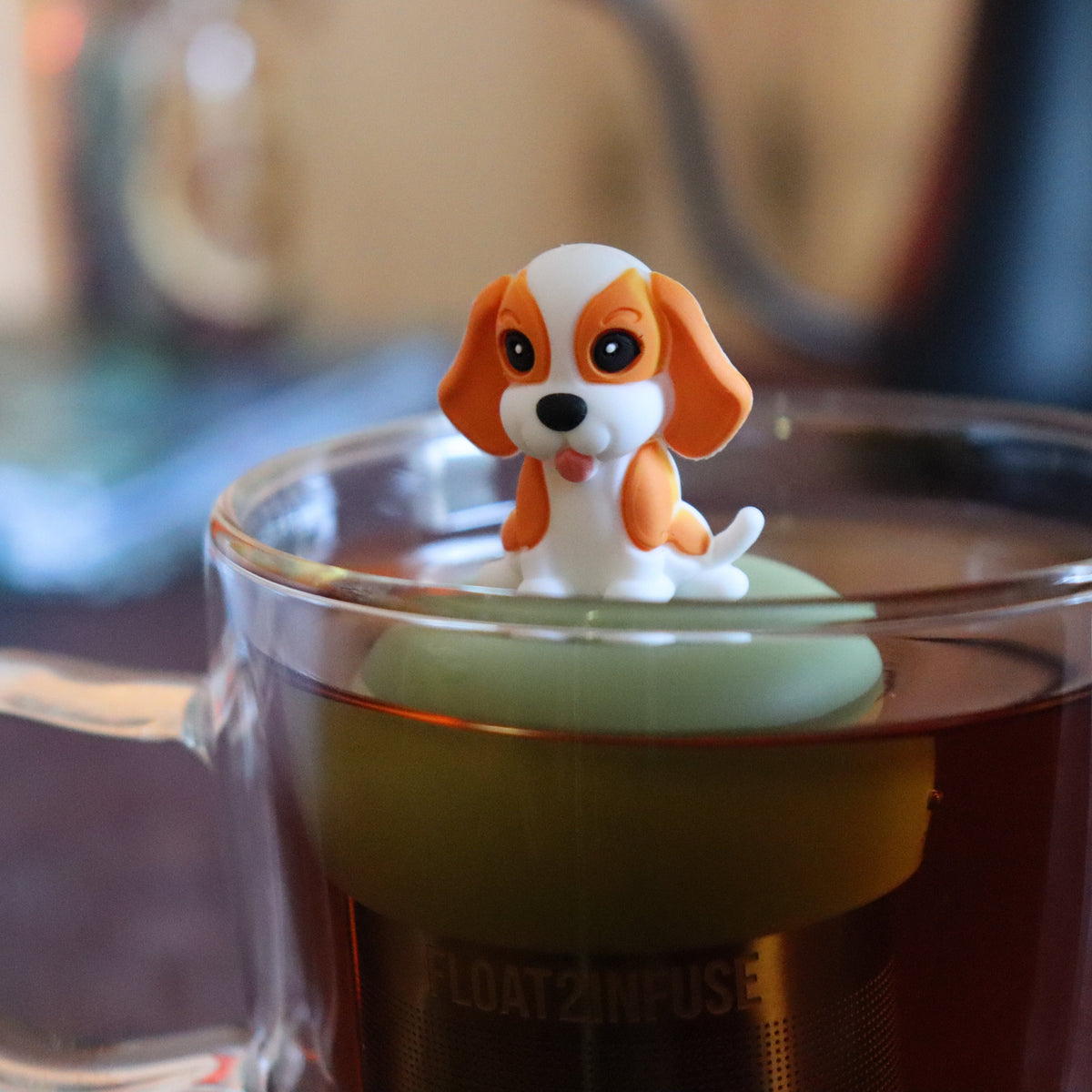 Floating Beagle Tea Infuser - Cute Animal Tea Infuser for Loose Leaf Tea