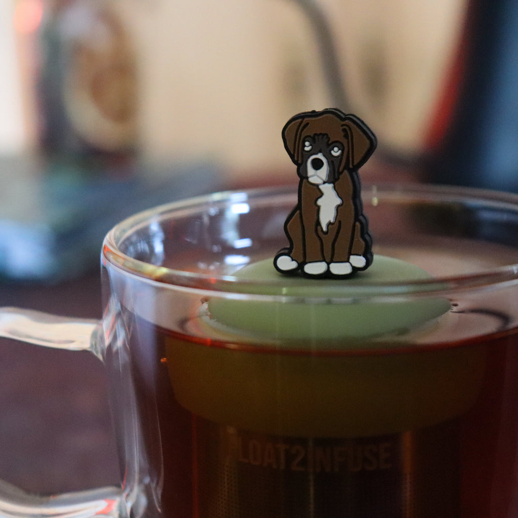 Floating Boxer Dog Tea Infuser - Cute Animal Tea Infuser for Loose Leaf Tea