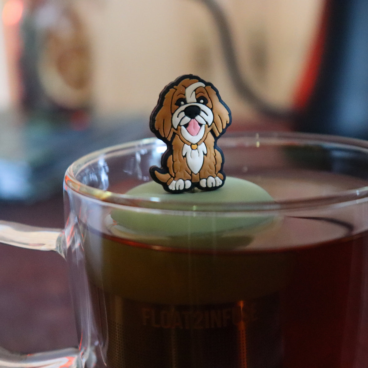 Floating Golden Retriever Dog Tea Infuser - Cute Animal Tea Infuser for Loose Leaf Tea