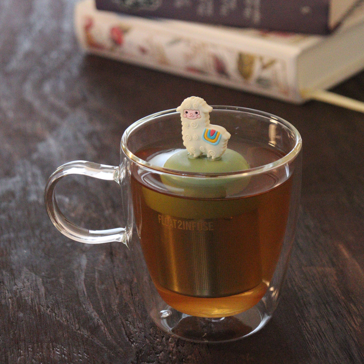 Floating Alpaca Tea Infuser - Cute Animal Tea Infuser for Loose Leaf Tea