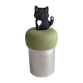 Floating Anime Tuxedo Cat Tea Infuser - Cute Animal Tea Infuser for Loose Tea