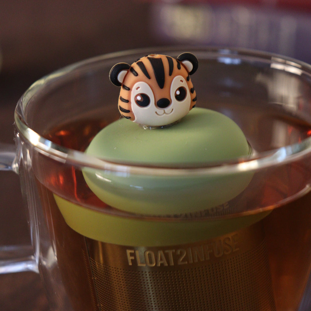 Floating Baby Tiger Tea Infuser - Cute Animal Tea Infuser for Loose Leaf Tea