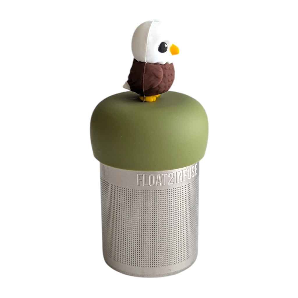 Floating Bald Eagle Tea Infuser - Cute Animal Tea Infuser for Loose Tea