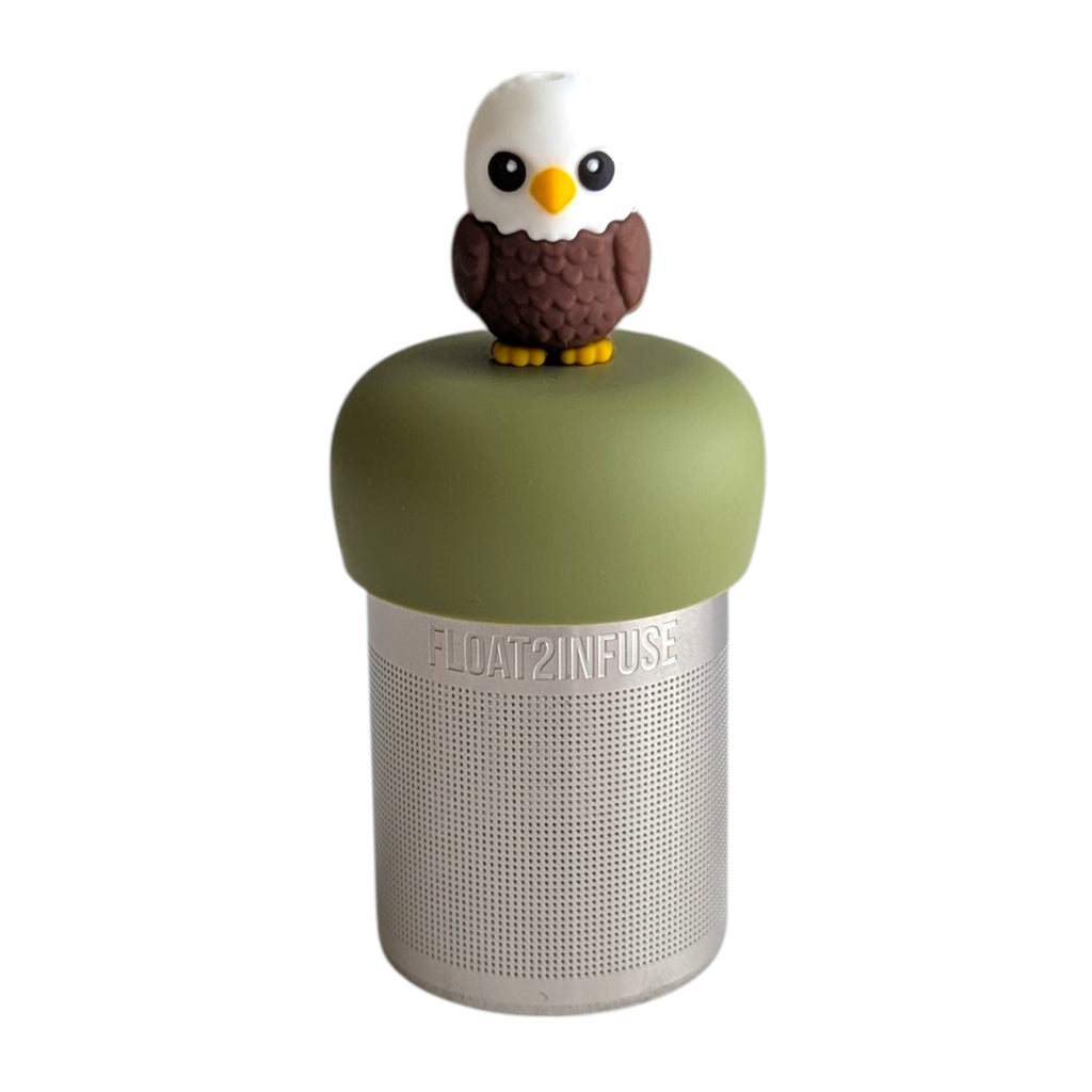 Floating Bald Eagle Tea Infuser - Cute Animal Tea Infuser for Loose Tea