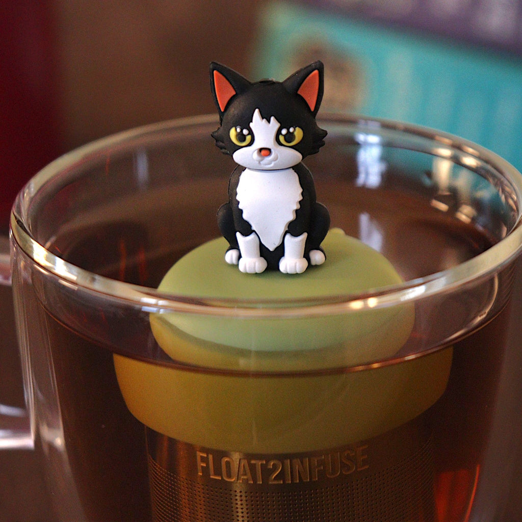 Floating Tuxedo Cat Tea Infuser - Cute Tea Infuser for Loose Tea