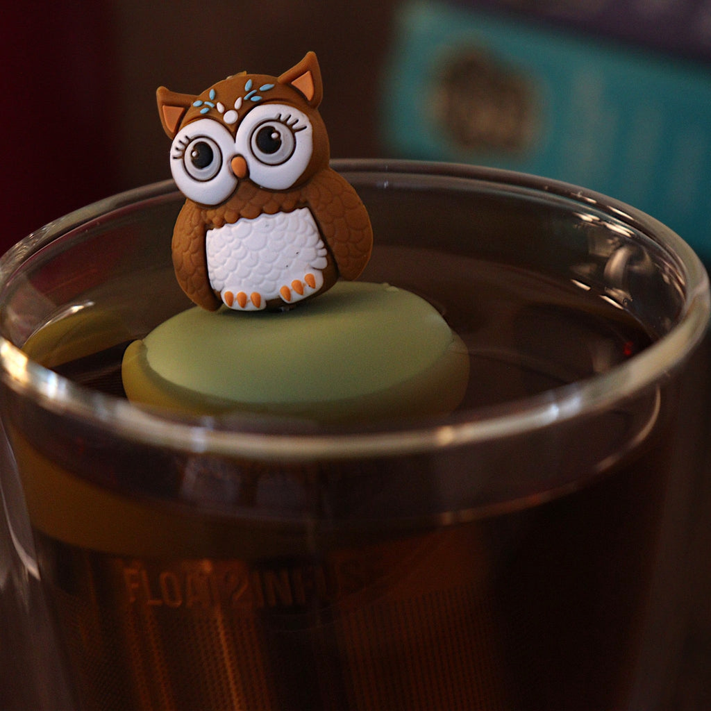 Floating Boho Owl Tea Infuser - Cute Animal Tea Infuser for Loose Tea