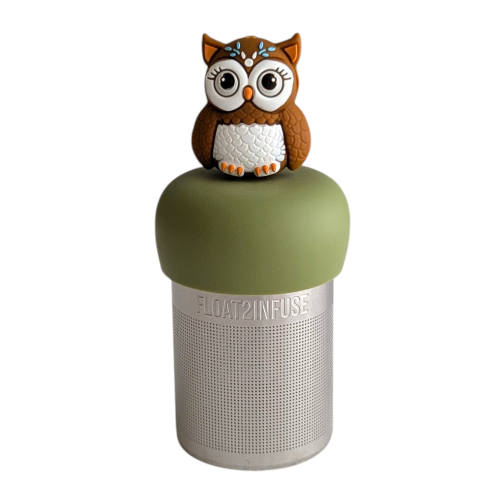 Floating Boho Owl Tea Infuser - Cute Animal Tea Infuser for Loose Tea