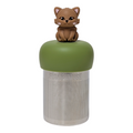 Floating Brown Cat Tea Infuser - Cute Animal Tea Infuser for Loose Leaf Tea