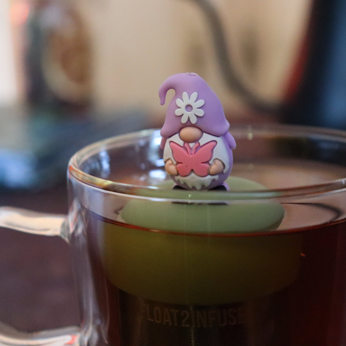 Floating Butterfly Gnome Tea Infuser - Cute Tea Infuser for Loose Leaf Tea