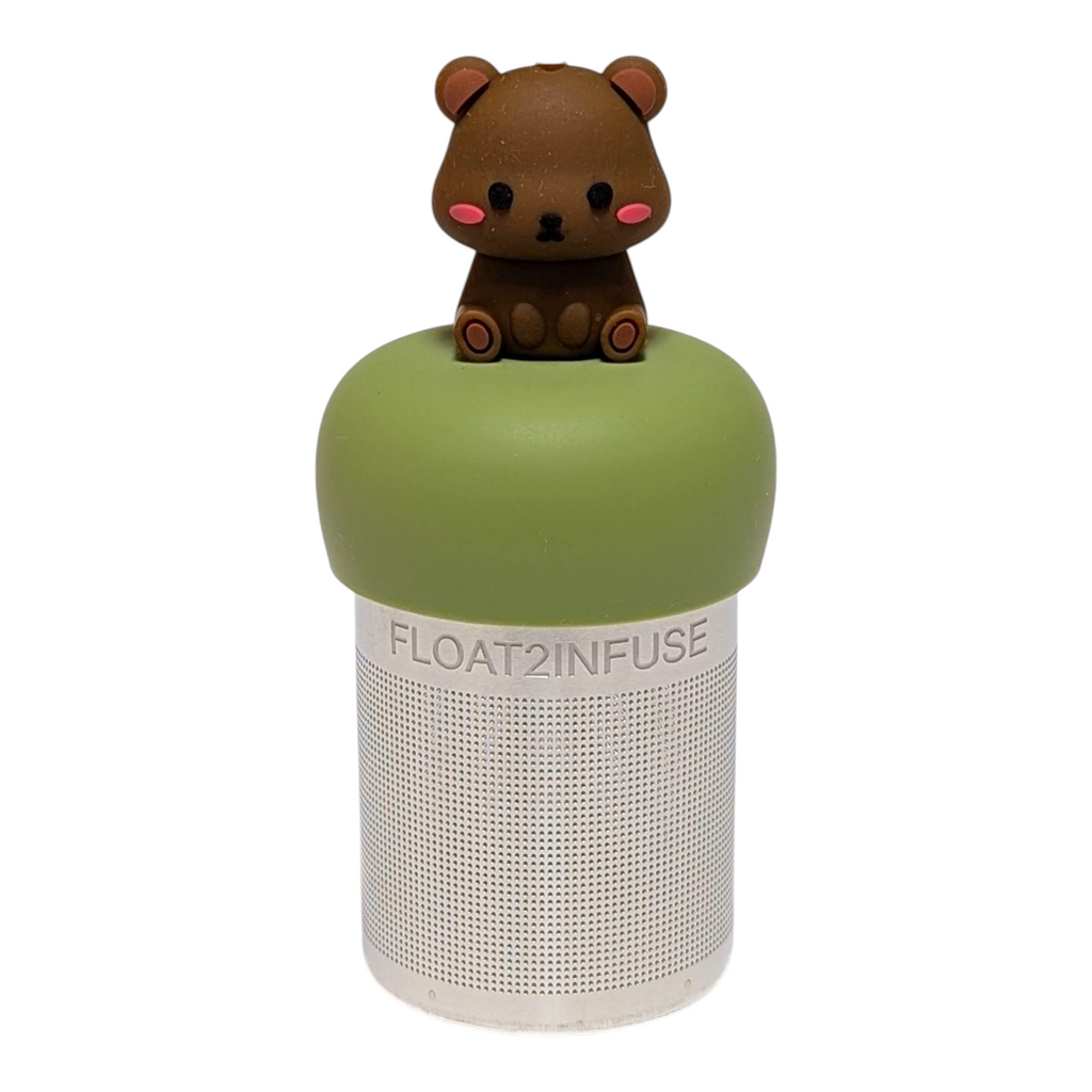 Floating Baby Brown Bear Tea Infuser - Cute Animal Tea Infuser for Loose Leaf Tea