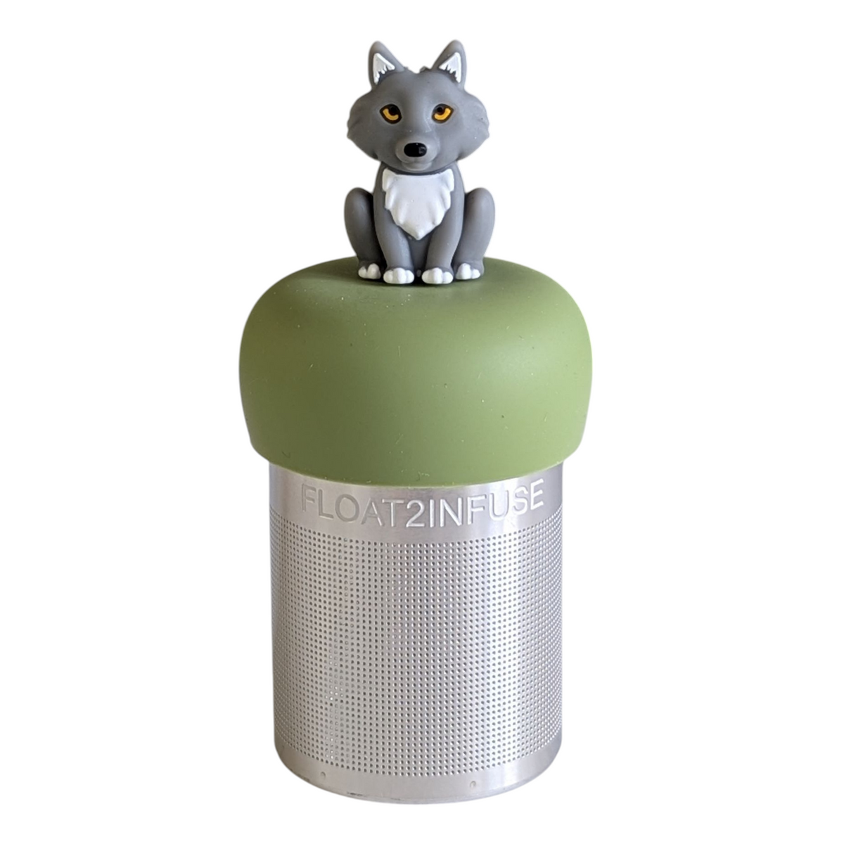Floating Grey Wolf Tea Infuser - Cute Animal Tea Infuser for Loose Leaf Tea