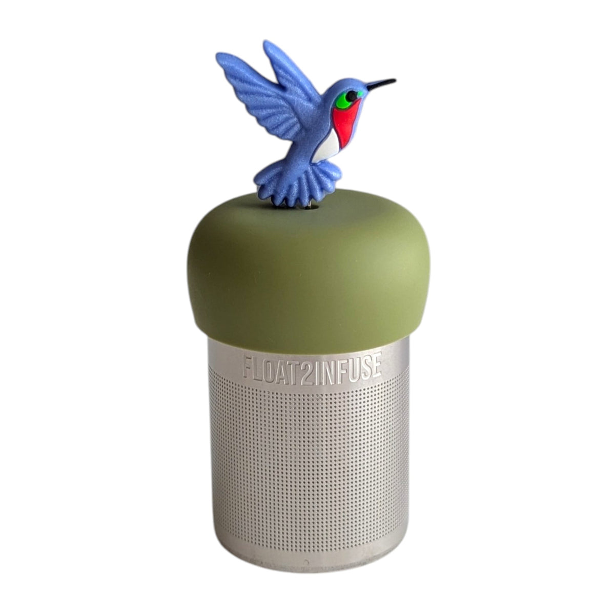 Floating Blue Hummingbird Tea Infuser - Cute Animal Tea Infuser for Loose Tea