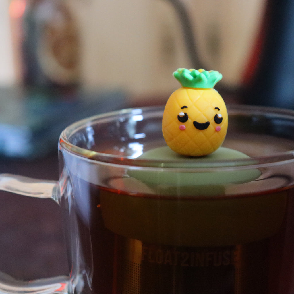 Floating Pineapple Tea Infuser Infuser - Cute Tea Infuser for Loose Leaf Tea