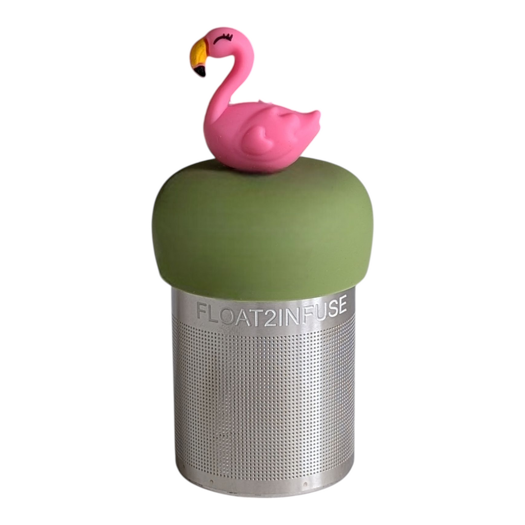 Floating Pink Flamingo Tea Infuser - Cute Animal Tea Infuser for Loose Leaf Tea