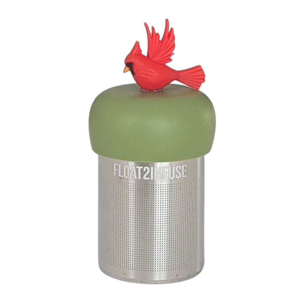 Floating Red Cardinal Tea Infuser