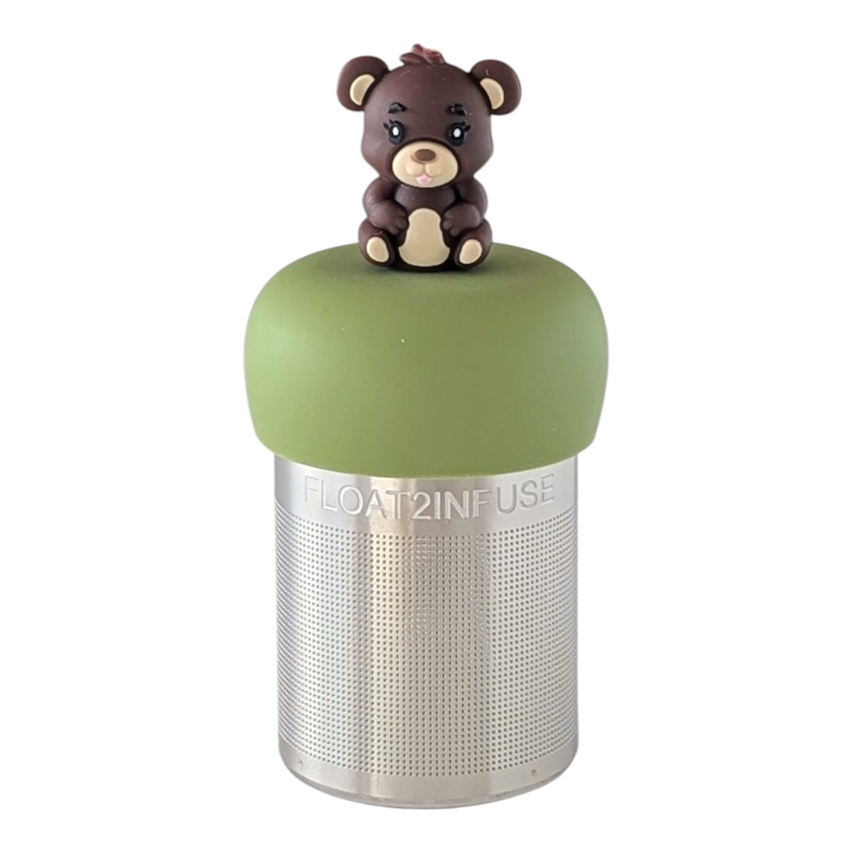 Floating Brown Bear Cub Tea Infuser - Cute Animal Tea Infuser for Loose Leaf Tea
