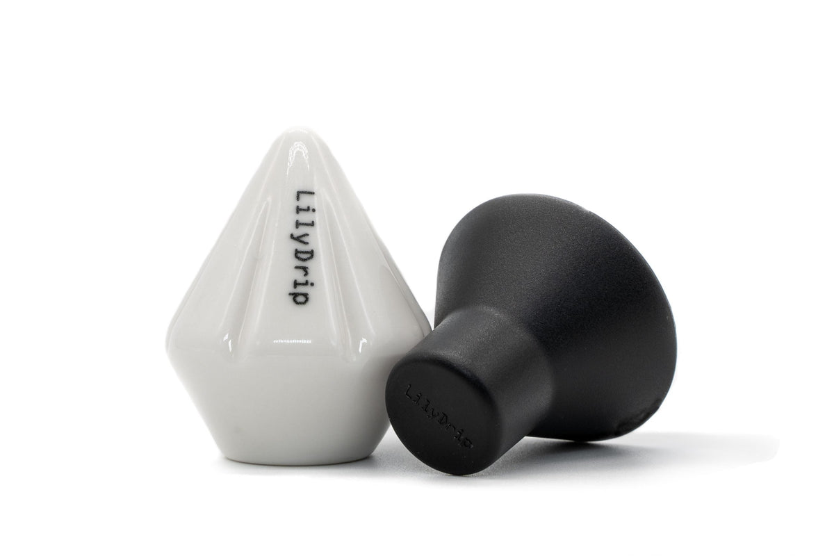 LilyDrip Starflower Ceramic Pour-Over Insert – Fast Flow, Fits V60 & Origami Cone Drippers