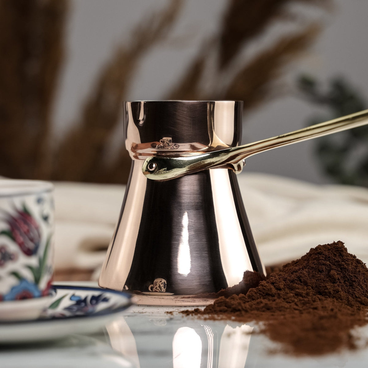 Handmade Engraved Copper Stovetop Teapot – 1.6 qt